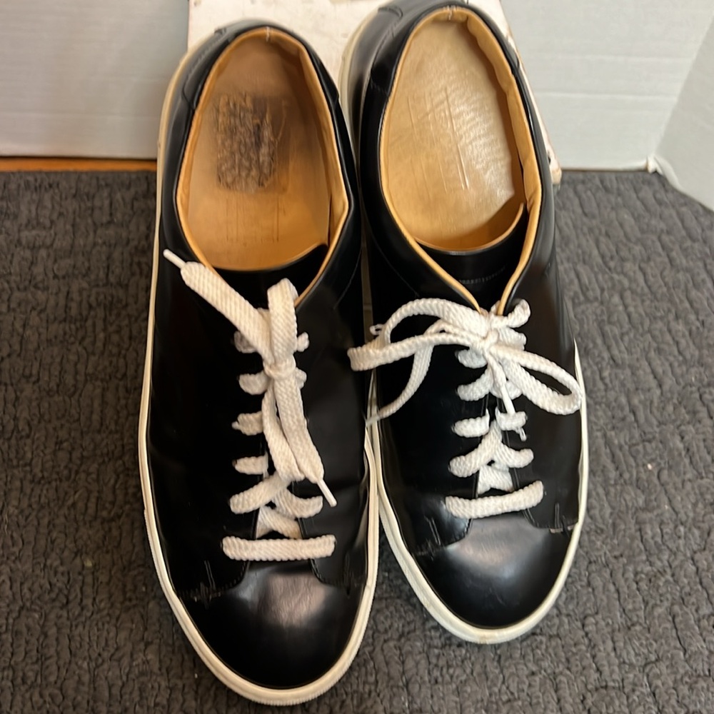 Mercanti Fiorentini Black 7939 Leather Sneaker Sz 12 Common Projects